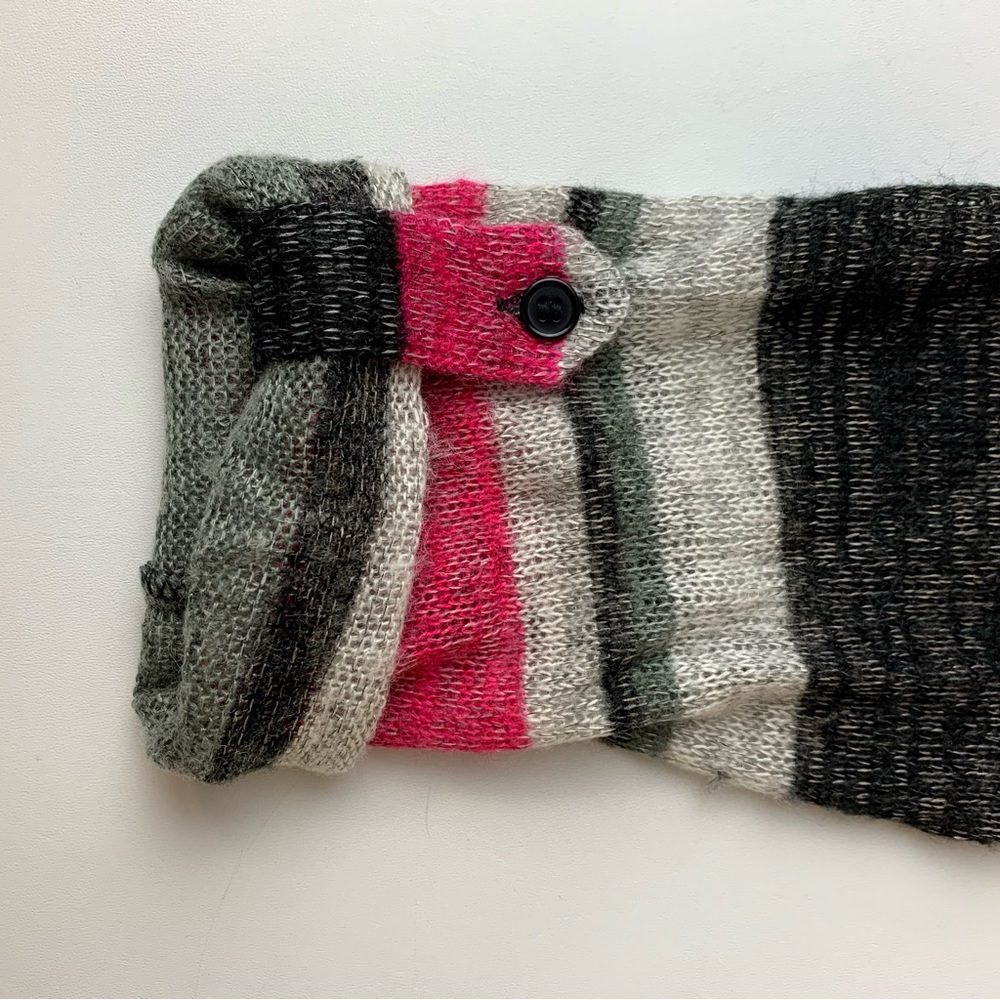 Olivia Sky Stripe Pink Black Gray Lightweight Swe… - image 6